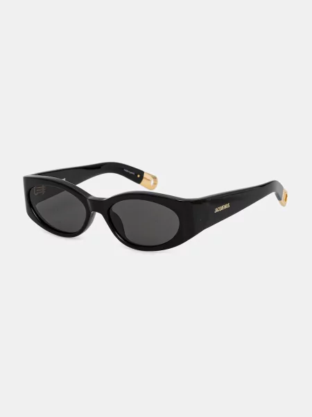 Jacquemus ochelari de soare OVALO negru