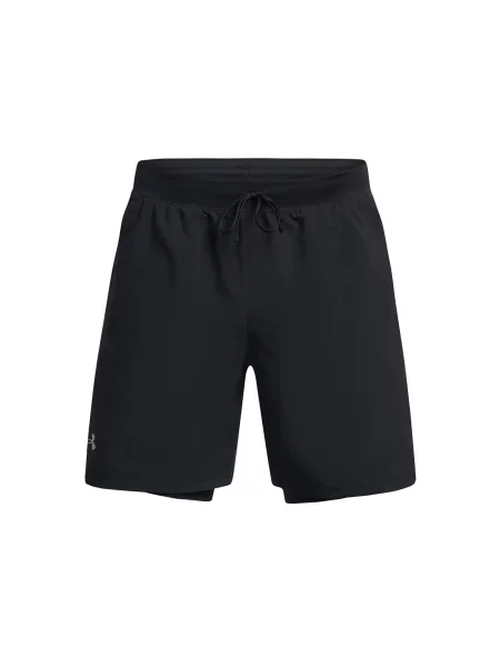 Бігові шорти Under Armour Launch 7" світловідбиваючі чорний
