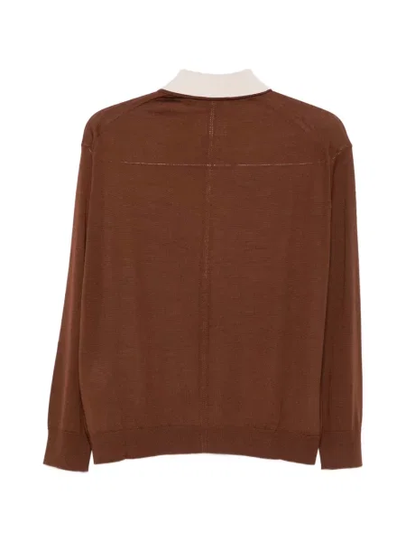 Gulerat pulover Semicouture maro