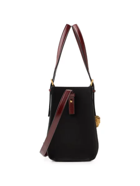 Geantă shopper Versace din canvas negru