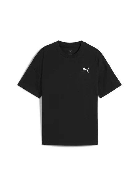 Дитяча Футболка PUMA Wardrobe Ess Relaxed Tee комбінований верх чорний