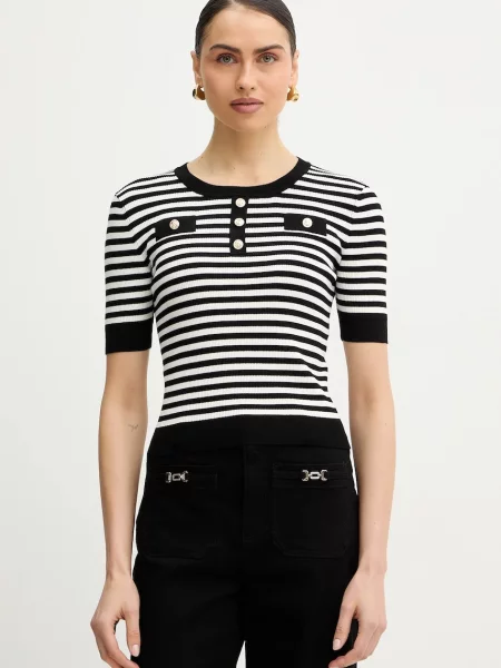 Tricou Morgan cu dungi alb