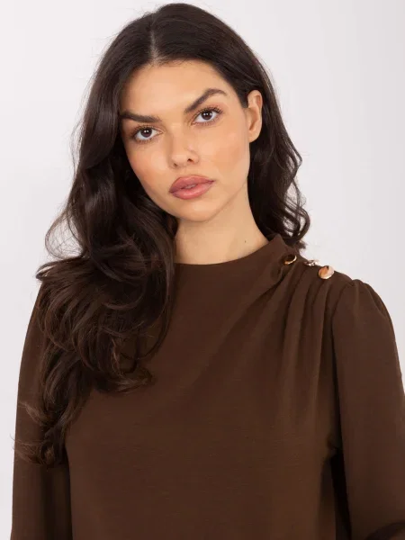 Bluza Italy Moda smeđa