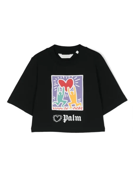Koszulka dziecięca Palm Angels czarna
