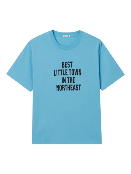 Majica Bode s printom plava