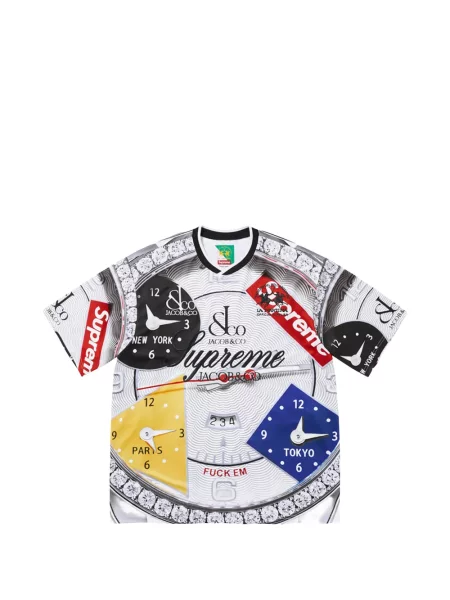Tricou Supreme cu imagine alb