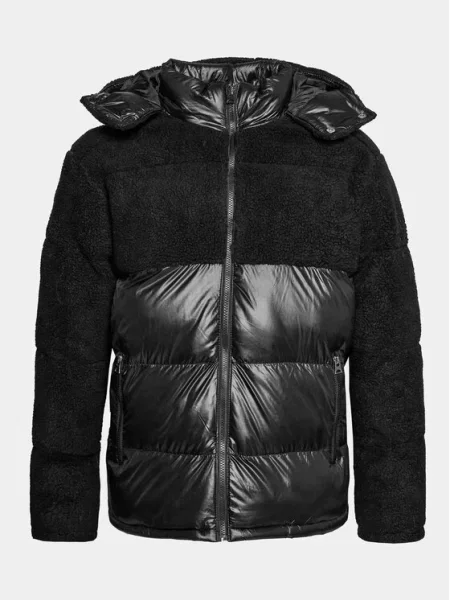 Brave Soul Geacă din puf MJK-TOMIE negru