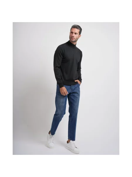 Sweter Gran Sasso wełniany czarny