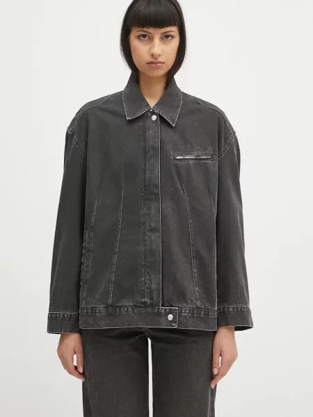 Our Legacy geacă din denim Draft de tranzitie negru