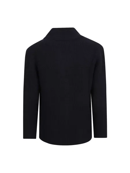 Sweter Ballantyne skórzany klasyczny czarny