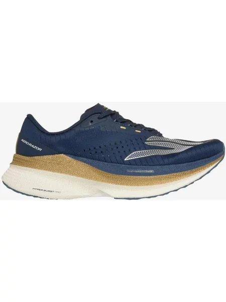 Buty do biegania Skechers Aero Razor granatowo złote 36 niebieskie