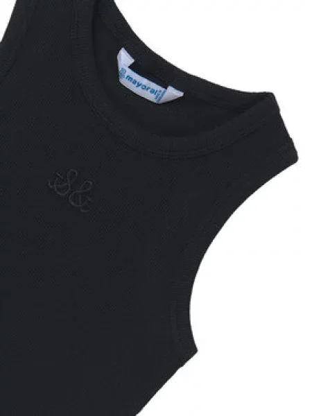 Mayoral Top Slim Fit črna