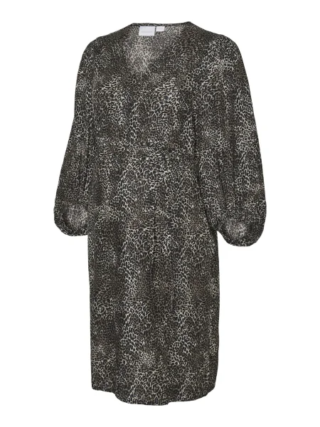 MAMALICIOUS Rochie CHERRY pământiu / grej negru