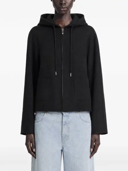 Hanorac cu glugă Max Mara negru