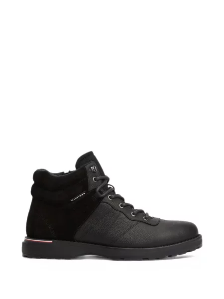 Botine Tommy Hilfiger din piele negru