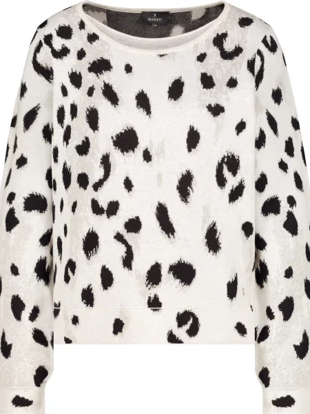 Monari Pulover kit / svetlo bež črna