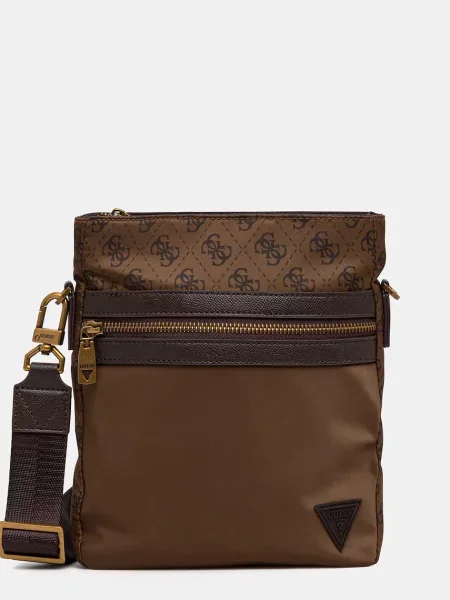 Torbica za okoli pasu Guess BERLIN rjava