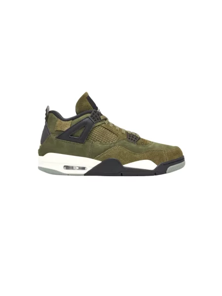 Sneakersy Jordan Air Jordan 4 zamszowe zielone