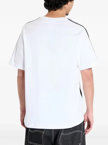 Бягане тениска Adidas с леопардов принт от джърси черно