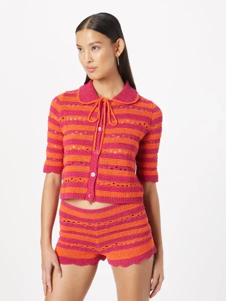 Sonia Rykiel Geacă tricotată / fucsia portocaliu