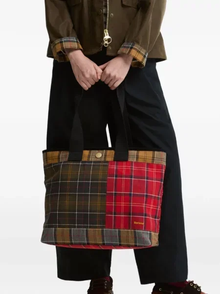 Geantă shopper Barbour International maro