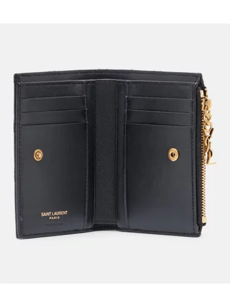 Portofel Saint Laurent din piele negru