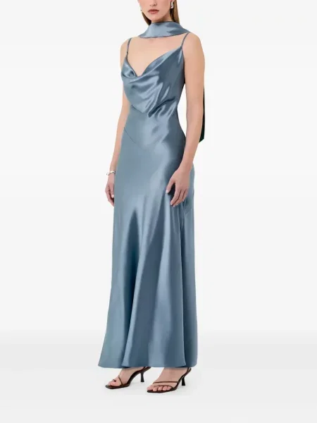 Rochie maxi Nicholas de costum albastru