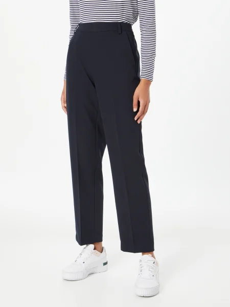 Kaffe Pantaloni cu dungă Sakura bleumarin