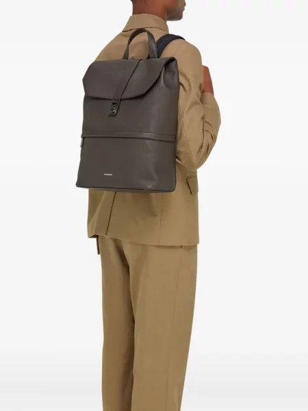 Rucsac Ferragamo cu cataramă maro