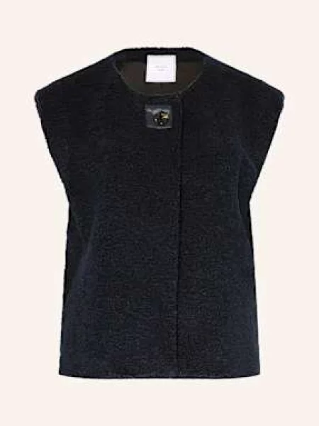 Neo Noir Kamizelka Z Pluszowego Materiału Anjanna blau granatowa