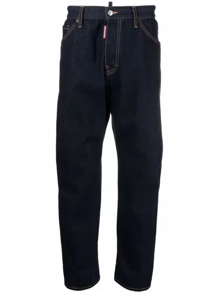 Blugi drepți Dsquared2 albastru