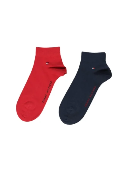Șosete scurte Tommy Hilfiger Bleumarin roșu