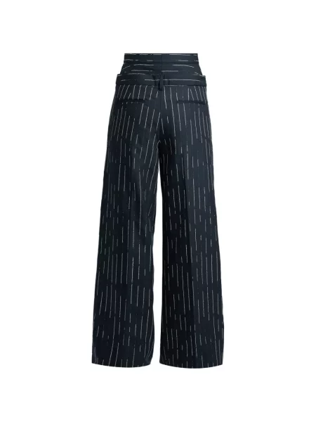 Pantaloni Erdem cu dungi albastru