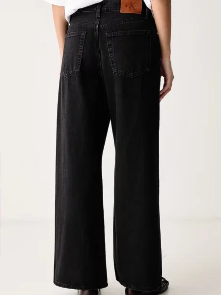 Spodnie Calvin Klein czarne