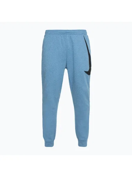 Pantaloni pentru bărbați Nike Therma-FIT Fitness aegean storm / heather / aegean storm / black negru