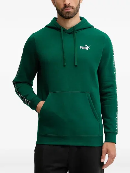 Hanorac cu glugă Puma cu imagine verde