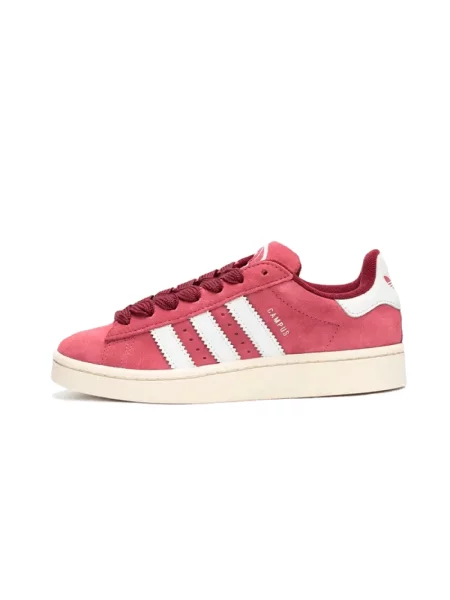 Sneakersy Adidas Campus zamszowe czerwone