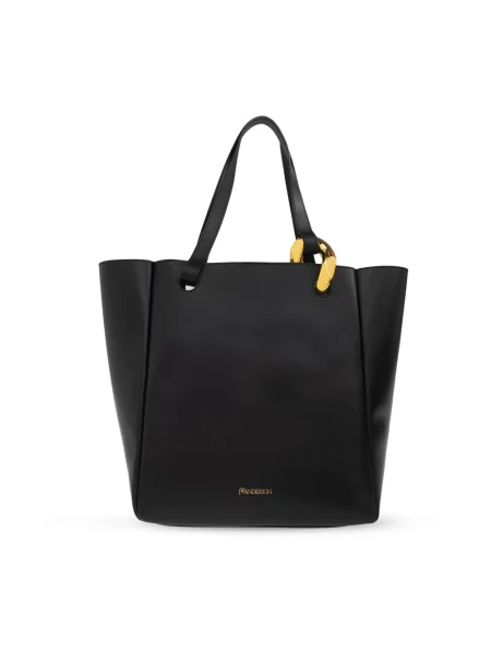 Shopperka Jw Anderson skórzana czarna
