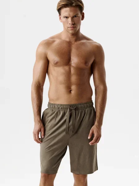 Низ піжами Atlantic бежевий