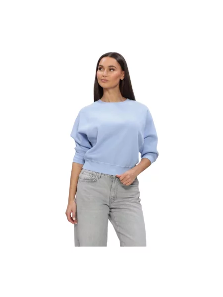 Bluza Summum Woman z dżerseju niebieska