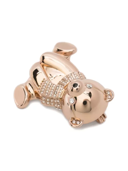 Broszka Max Mara typu teddy żółta