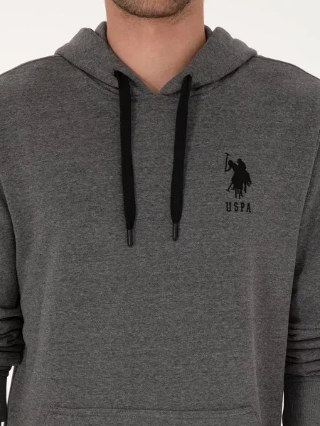 Худи U.s. Polo серое