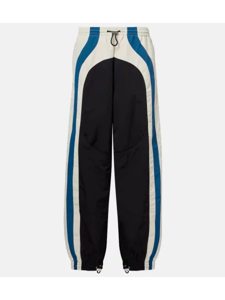 Pantaloni The Attico cu talie înaltă gri