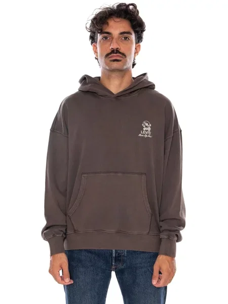 Hanorac cu glugă Levi's ® maro