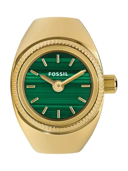 Fossil ceas femei auriu verde