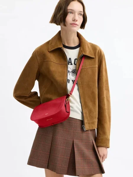 Кожаная сумка Coach