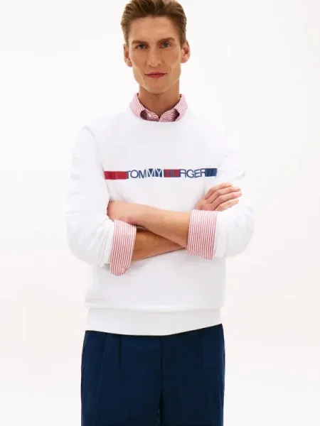Tommy Hilfiger Hanorac alb