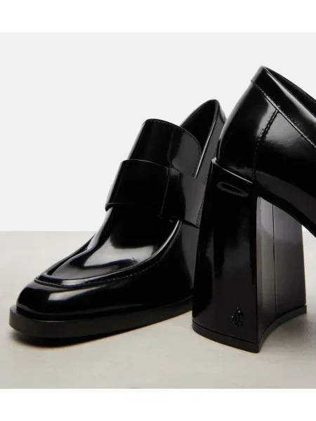 Pantofi cu toc Jimmy Choo din piele negru