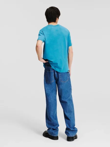 Прямі джинси Karl Lagerfeld Jeans синій