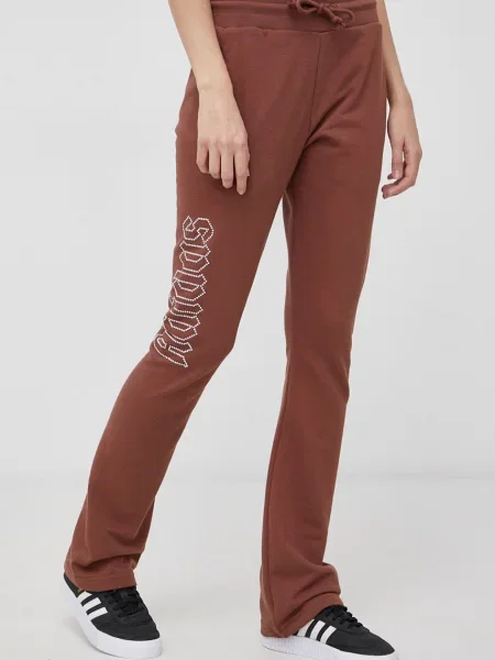 Панталон adidas Originals кафяво